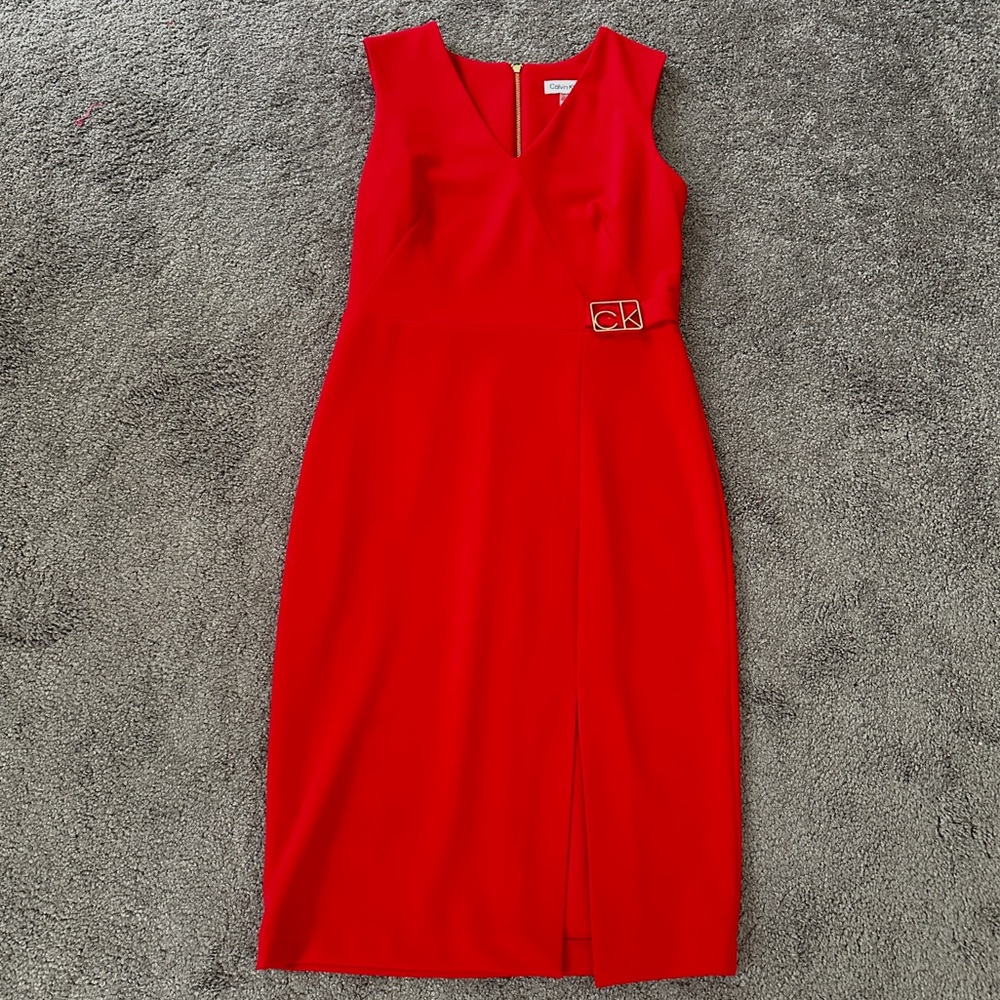 Calvin Klein Red Dress